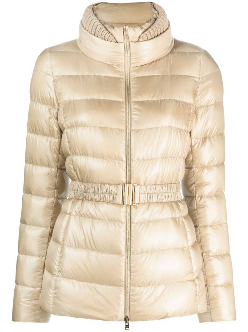 Herno high-neck padded jacket - Neutrals von Herno