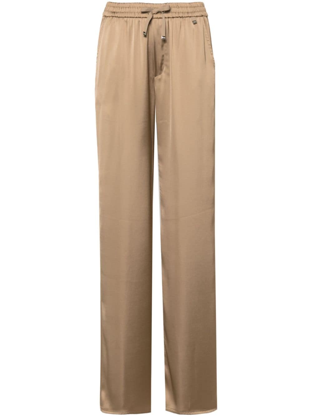 Herno high-waist wide-leg trousers - Brown von Herno