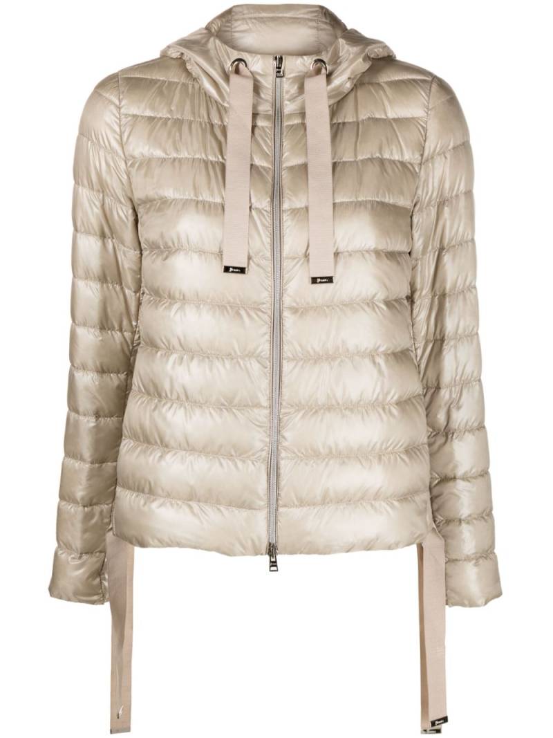 Herno hooded goose-down puffer jacket - Neutrals von Herno