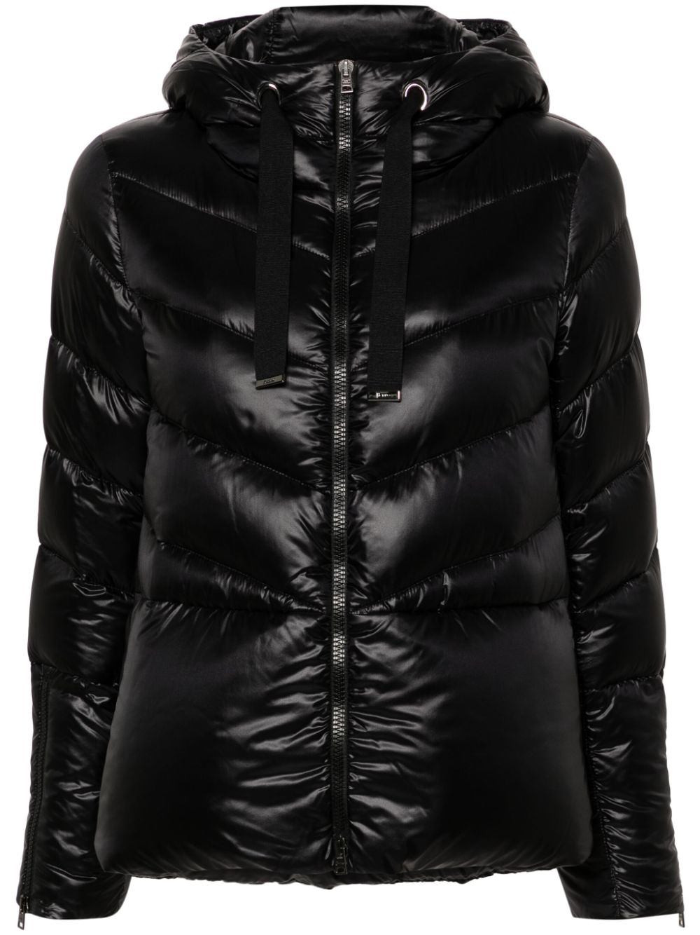 Herno hooded padded jacket - Black von Herno