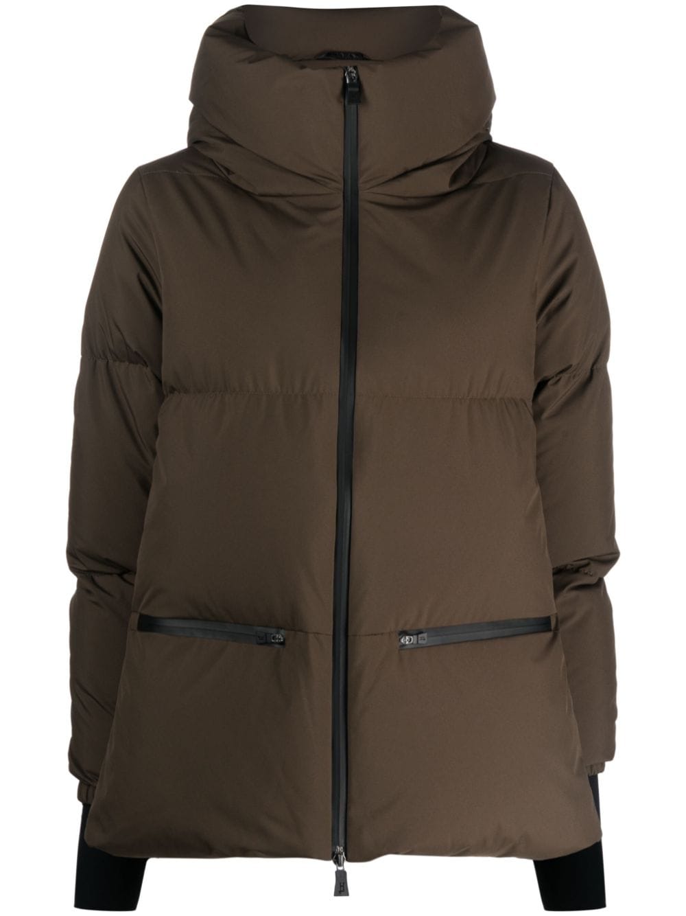 Herno hooded padded jacket - Green von Herno