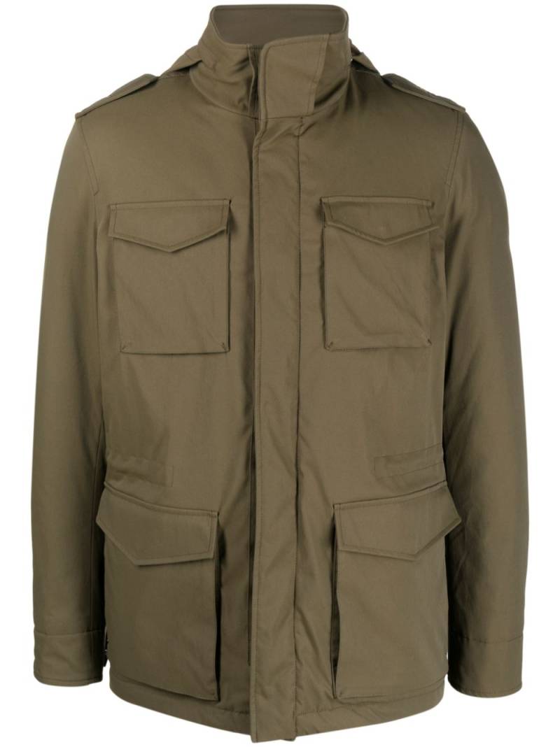 Herno hooded padded jacket - Green von Herno