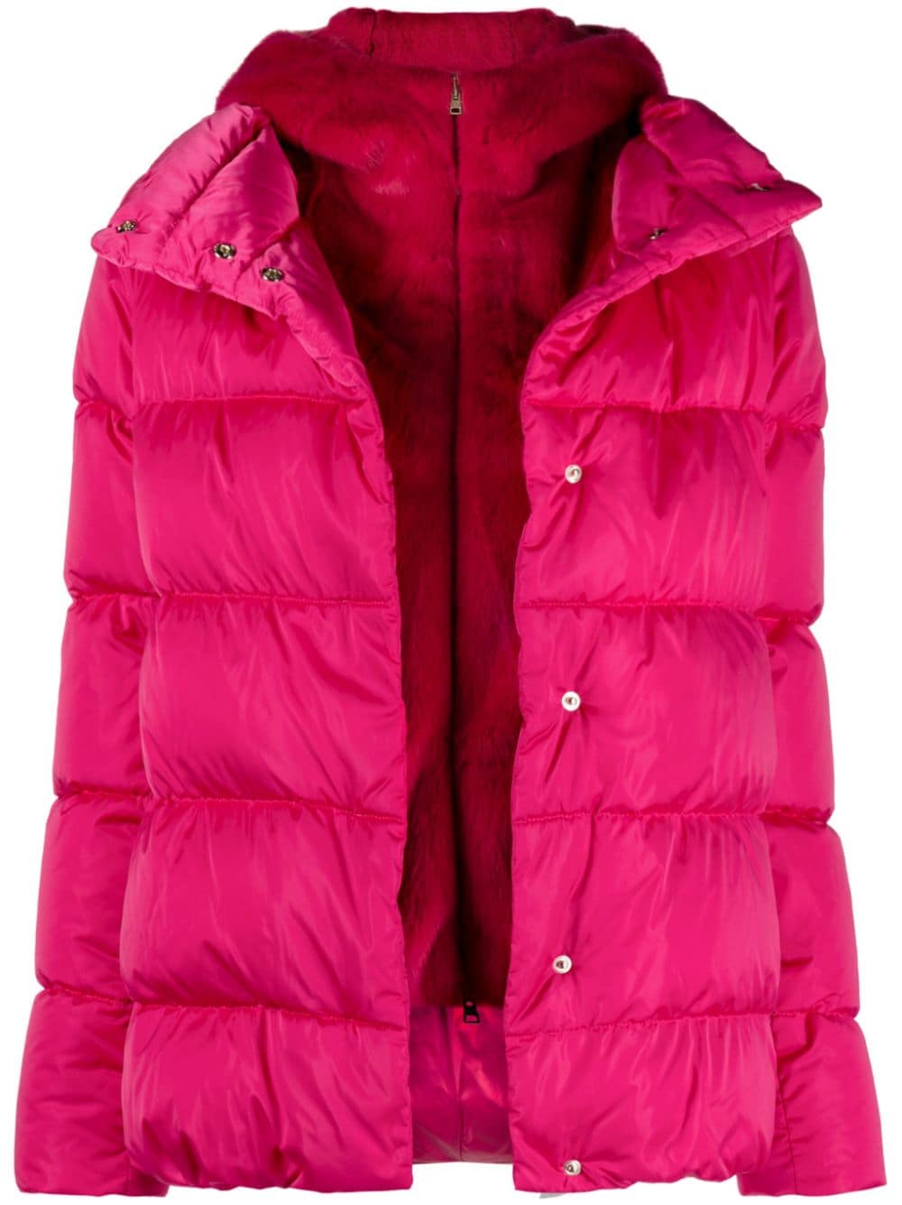 Herno hooded padded jacket - Pink von Herno