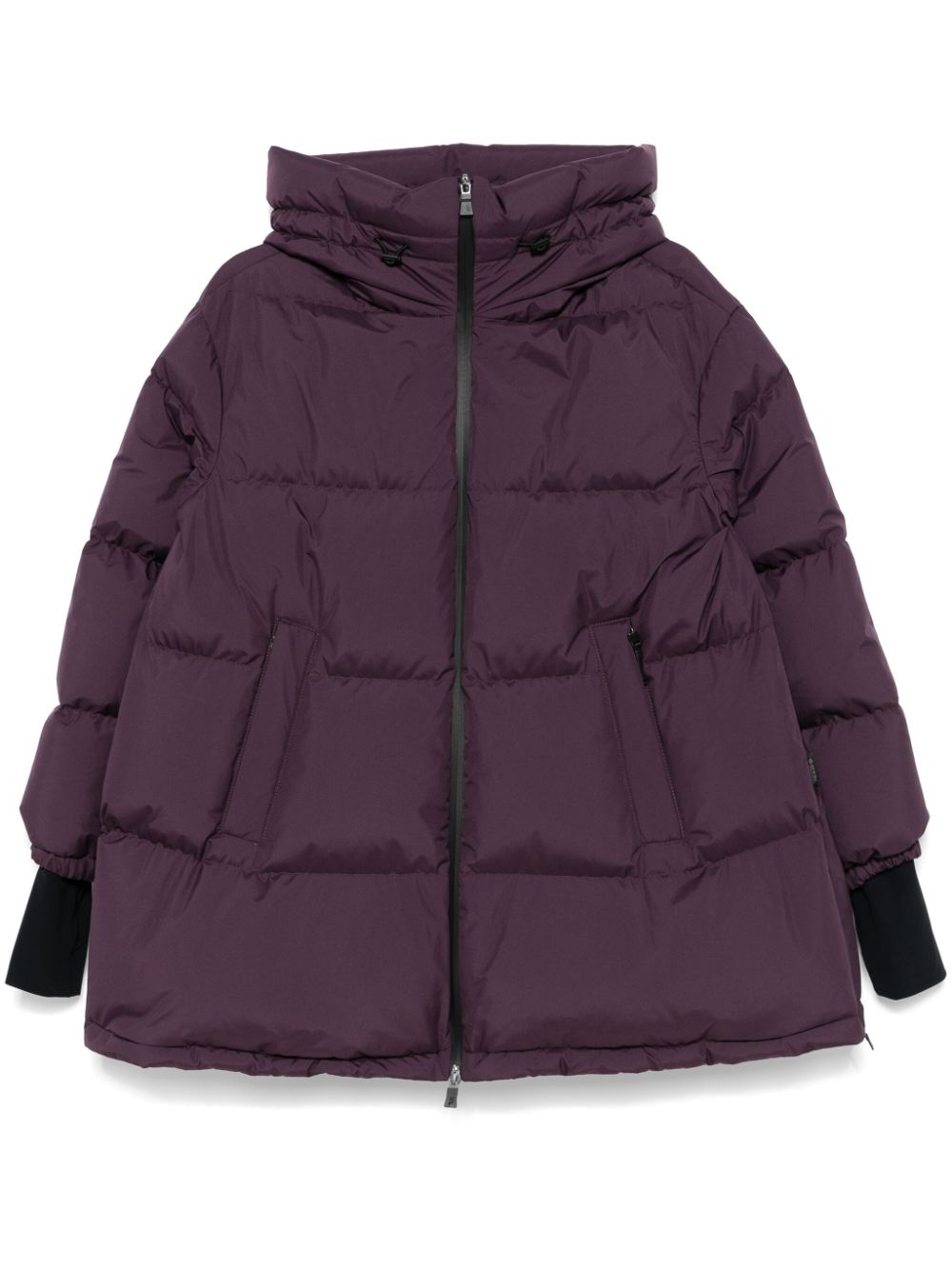 Herno hooded padded jacket - Purple von Herno