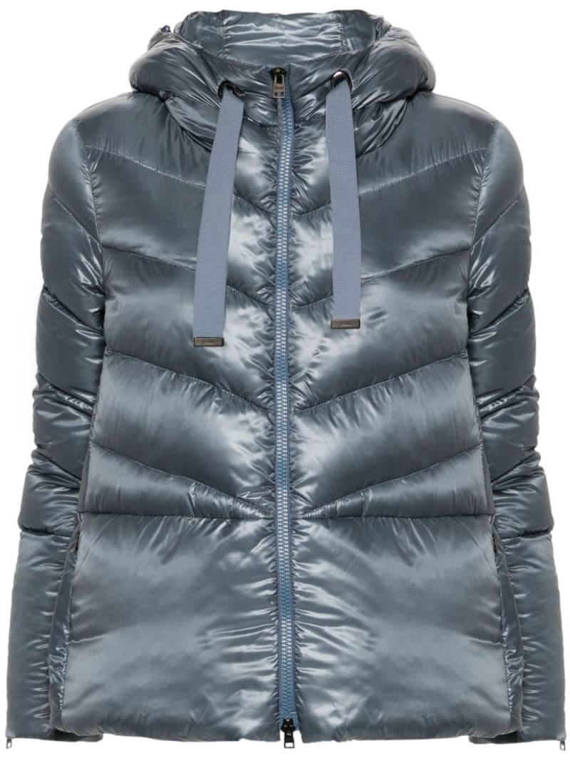 Herno hooded puffer coat - Blue von Herno