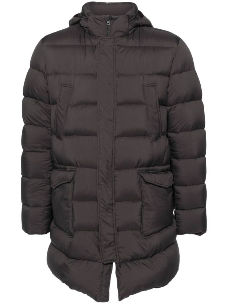 Herno hooded puffer coat - Brown von Herno