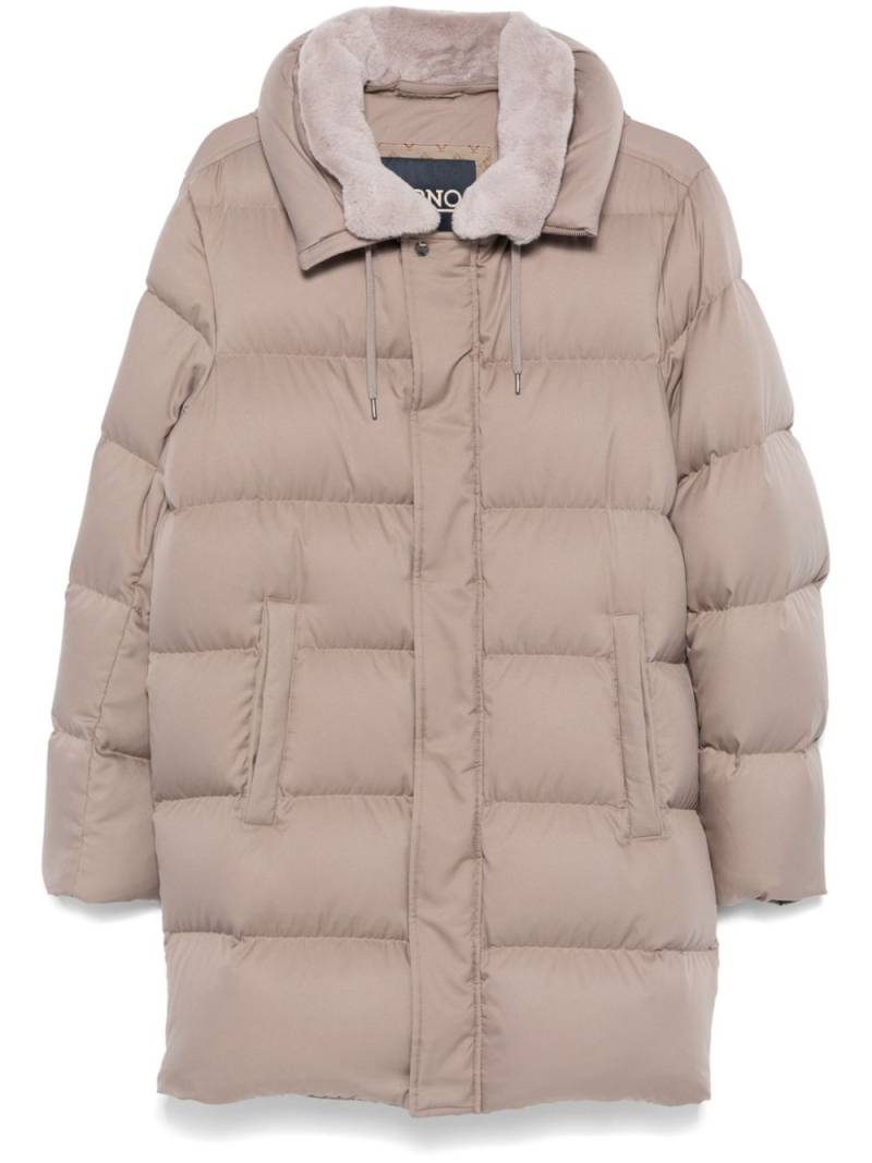 Herno hooded puffer coat - Brown von Herno