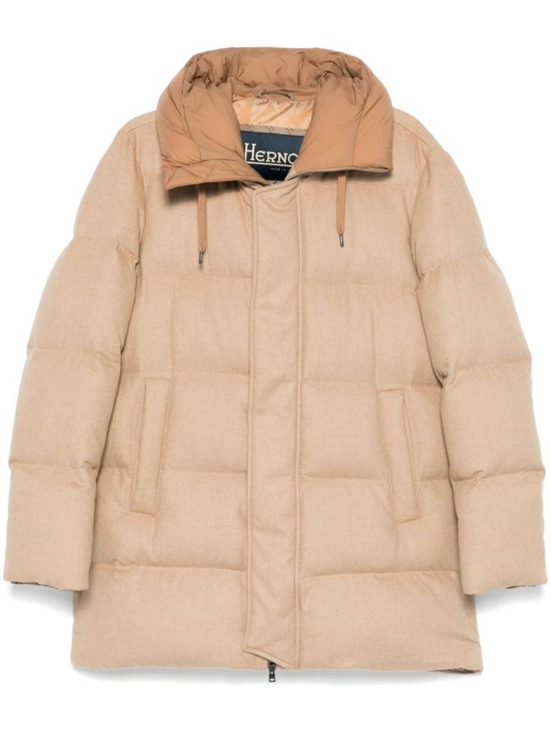 Herno hooded puffer jacket - Brown von Herno