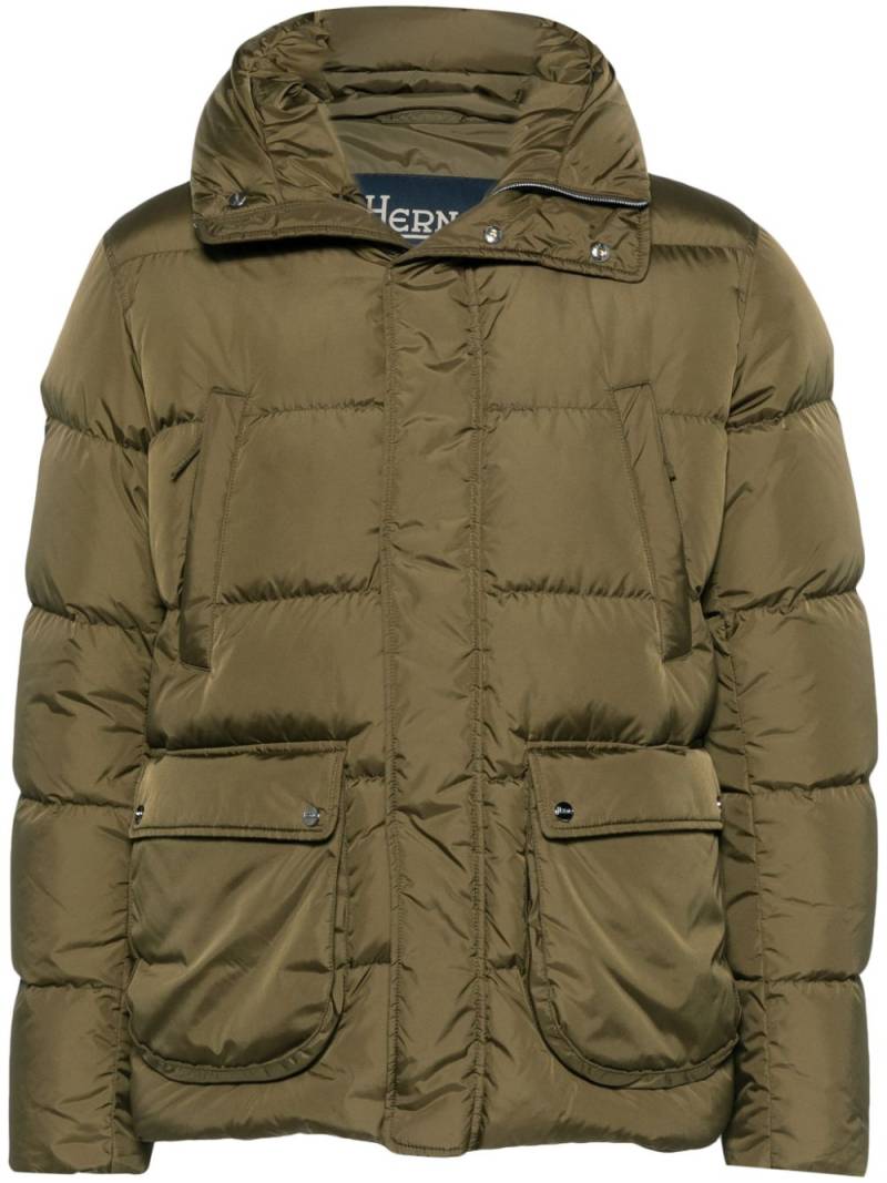 Herno hooded puffer jacket - Green von Herno