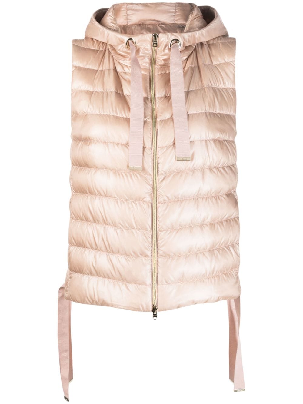 Herno hooded quilted gilet - Pink von Herno