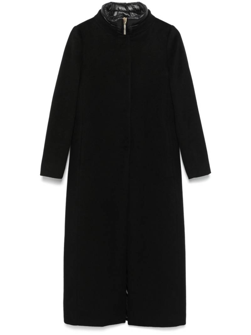 Herno layered coat - Black von Herno