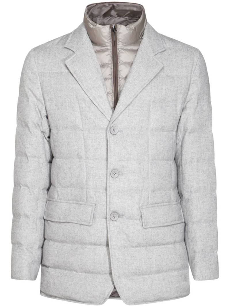 Herno layered jacket - Grey von Herno