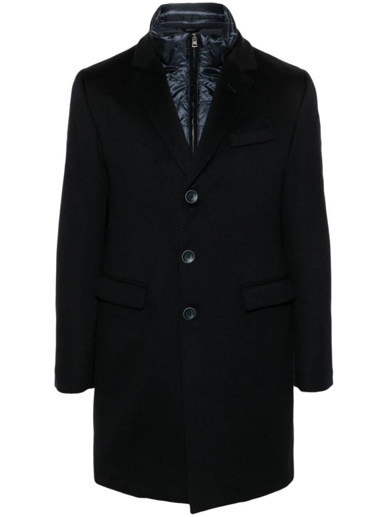 Herno layered single-breasted coat - Blue von Herno