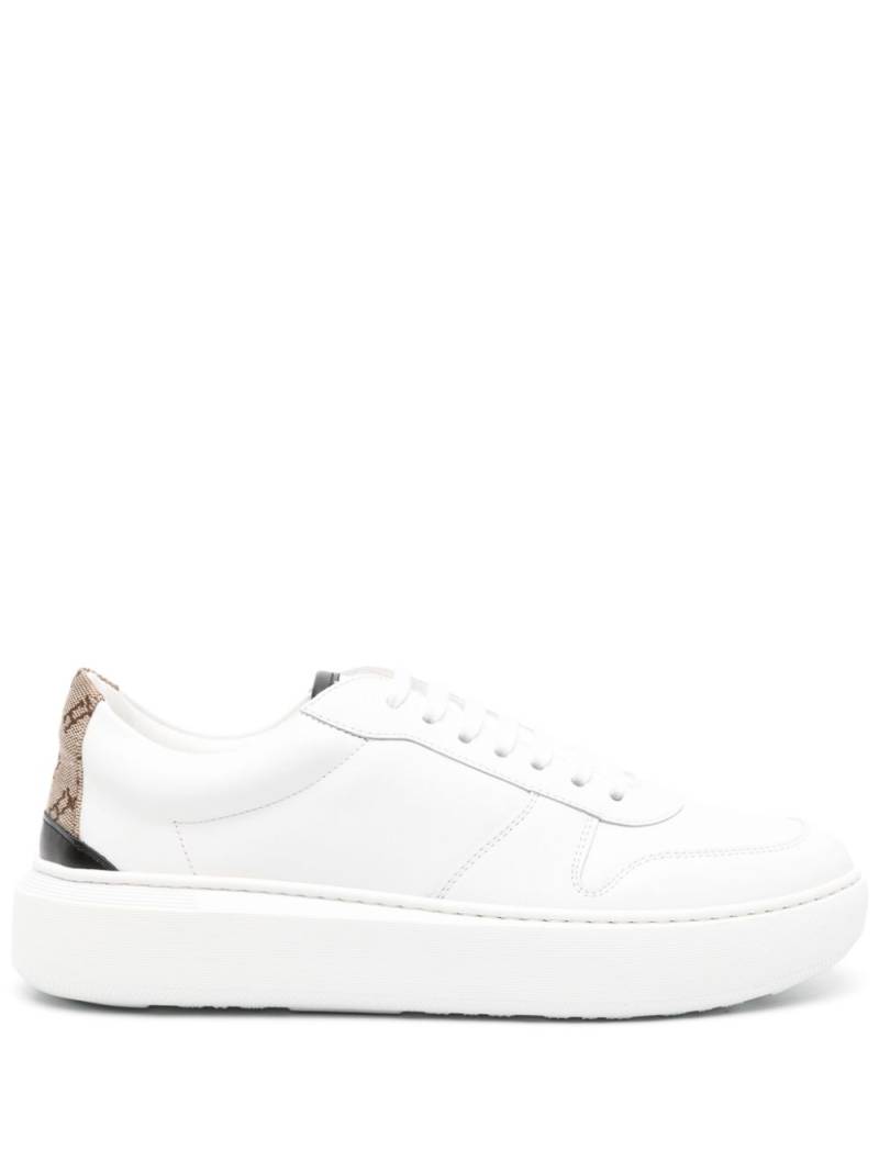 Herno leather lace-up sneakers - White von Herno