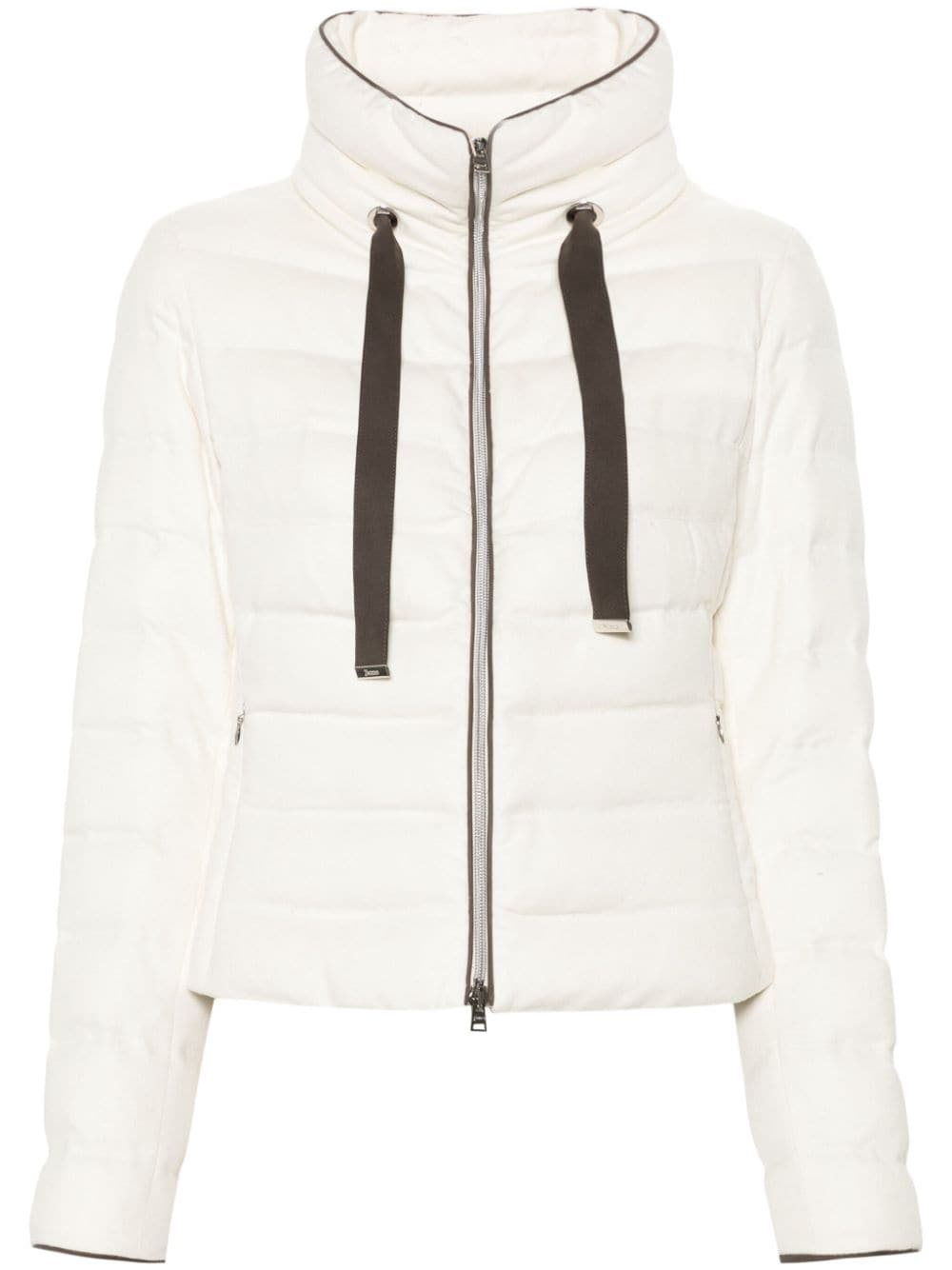 Herno logo-plaque jacket - Neutrals von Herno