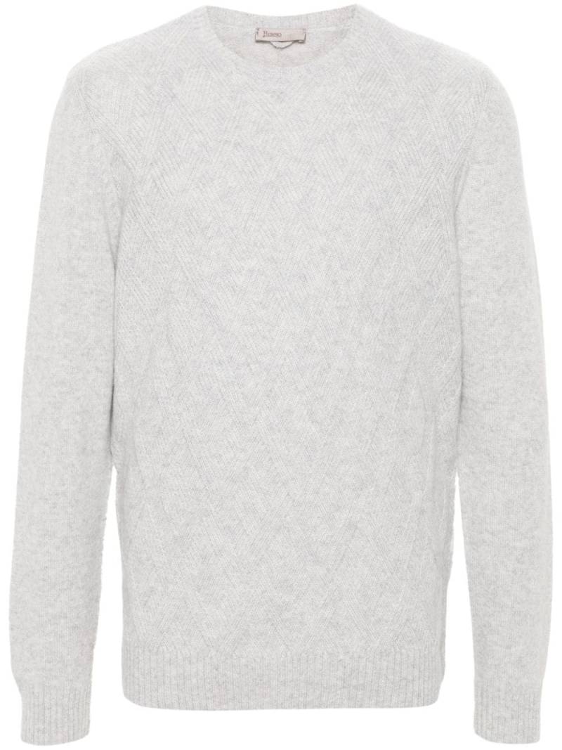 Herno mélange cashmere jumper - Grey von Herno