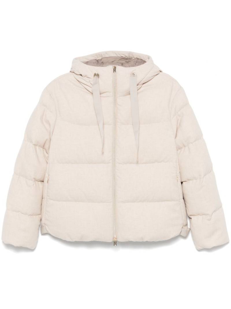 Herno mélange-effect puffer jacket - Neutrals von Herno