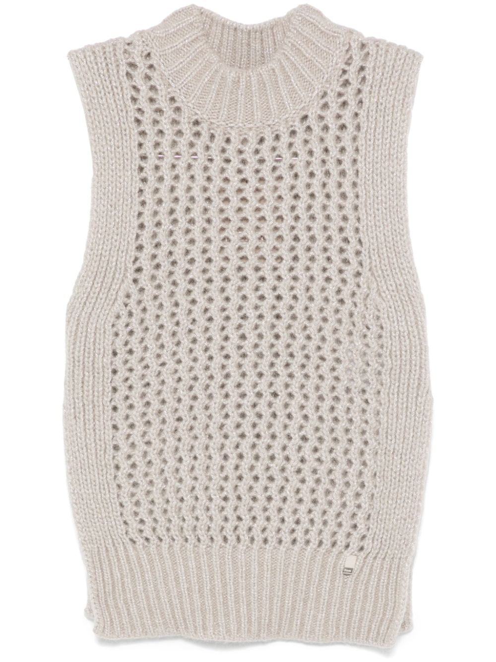 Herno metallic vest - Neutrals von Herno