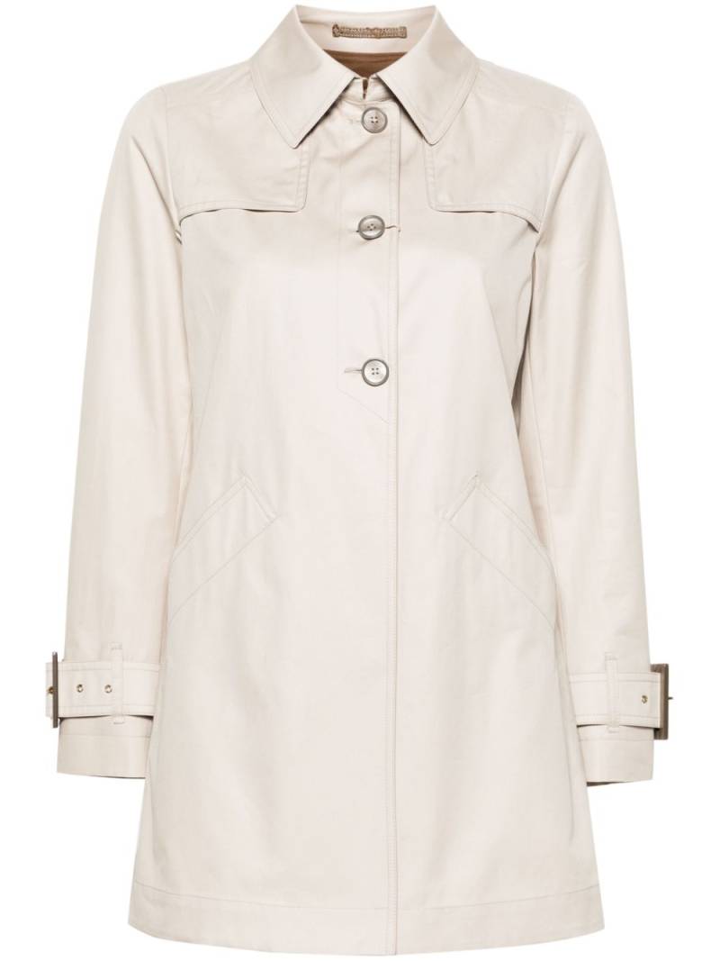 Herno mid-length cotton parka - Neutrals von Herno