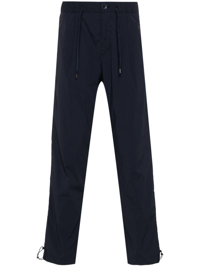 Herno mid-rise tapered trousers - Blue von Herno