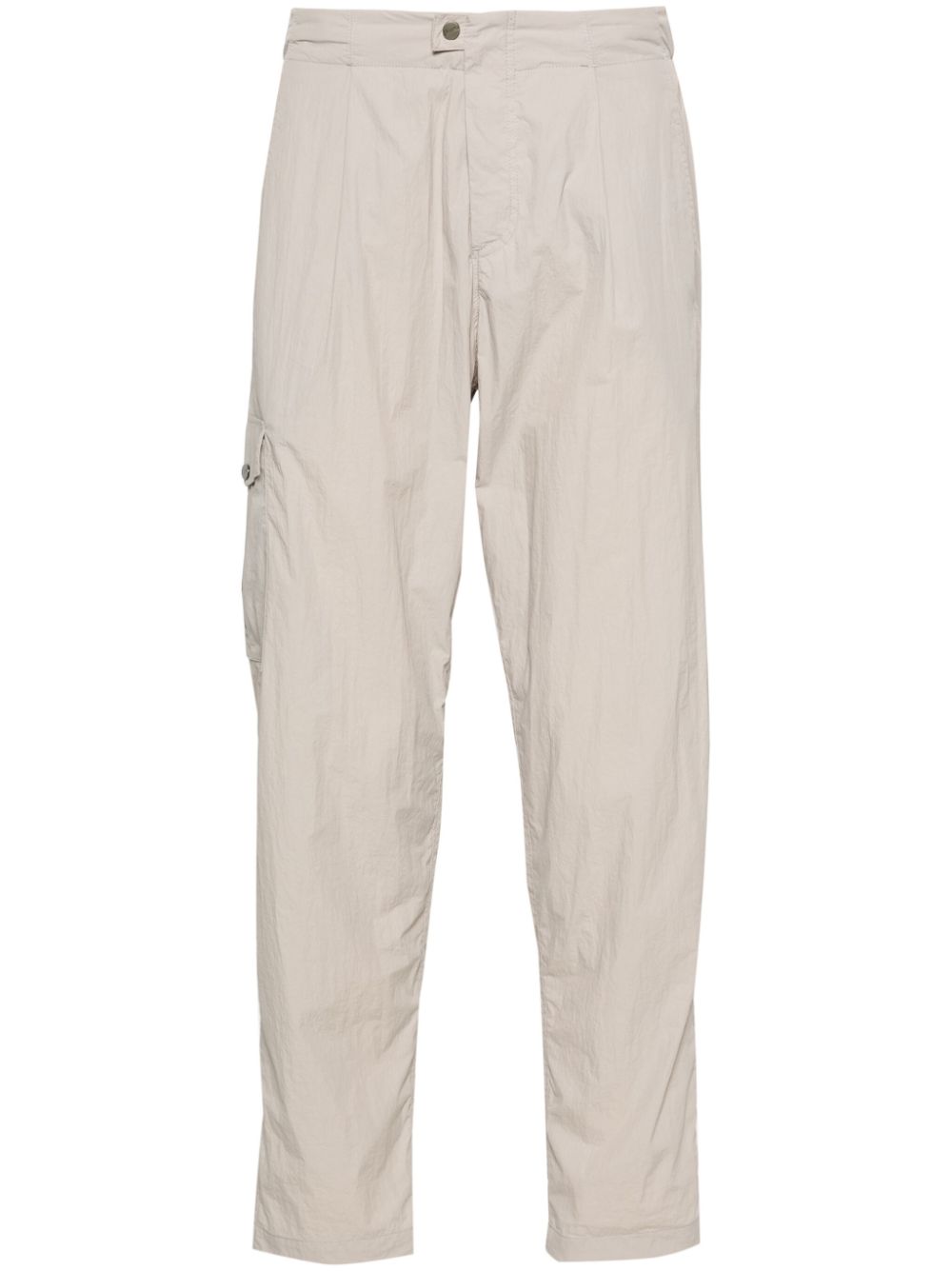 Herno mid-rise tapered trousers - Neutrals von Herno