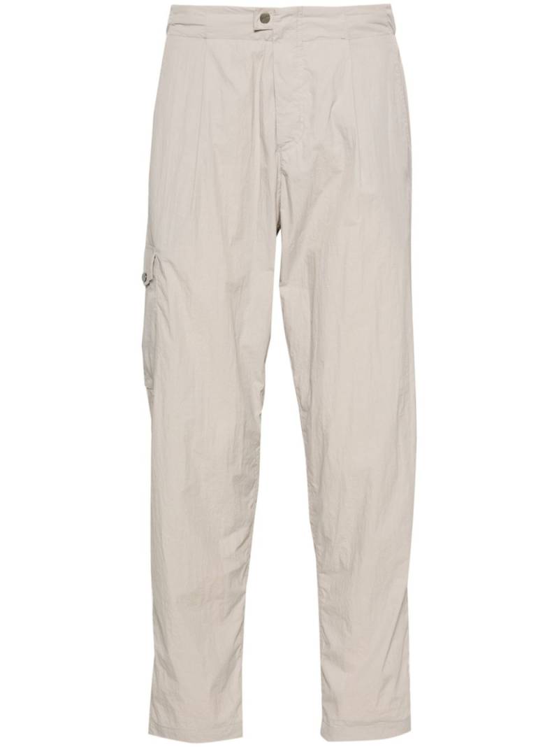 Herno mid-rise tapered trousers - Neutrals von Herno