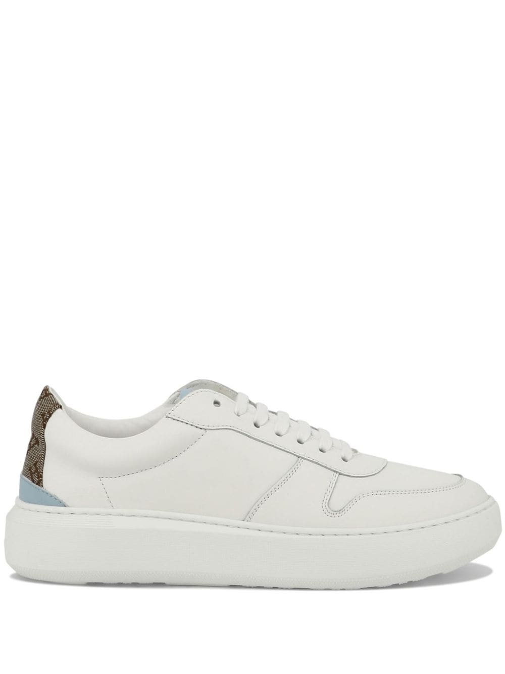 Herno monogram-heel low-top sneakers - White von Herno