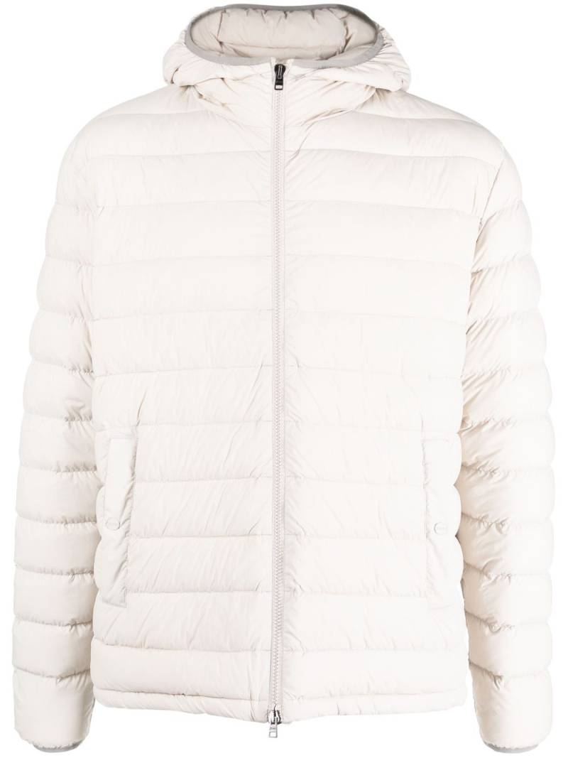 Herno padded-design hooded jacket - Neutrals von Herno