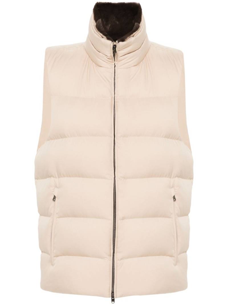 Herno padded gilet - Neutrals von Herno