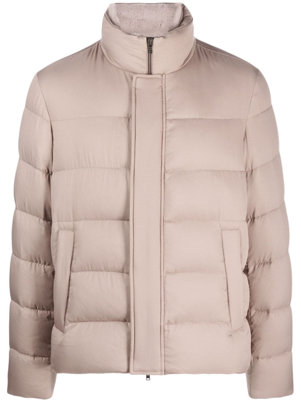 Herno padded goose-down jacket - Neutrals von Herno