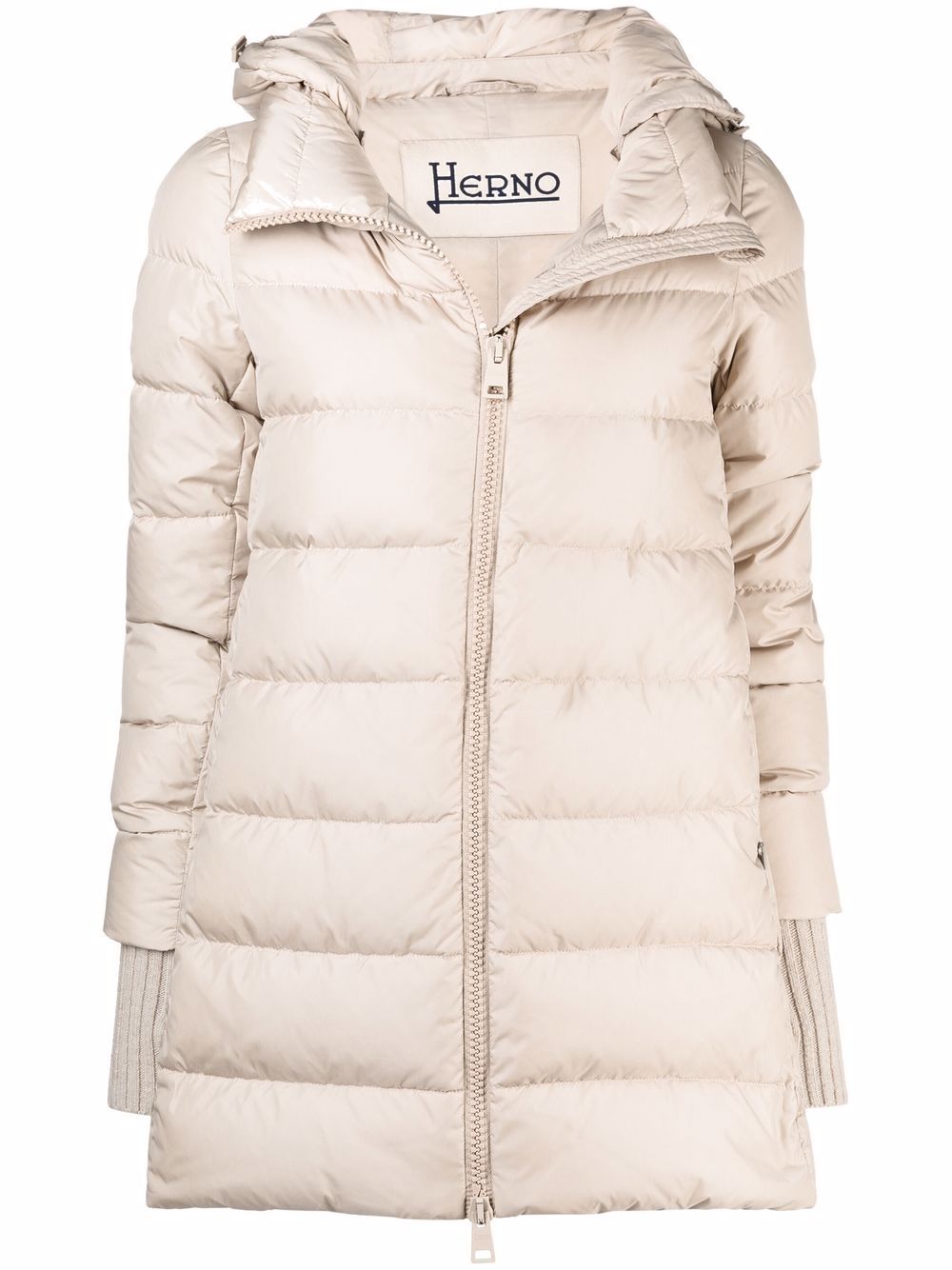 Herno padded hooded coat - Neutrals von Herno