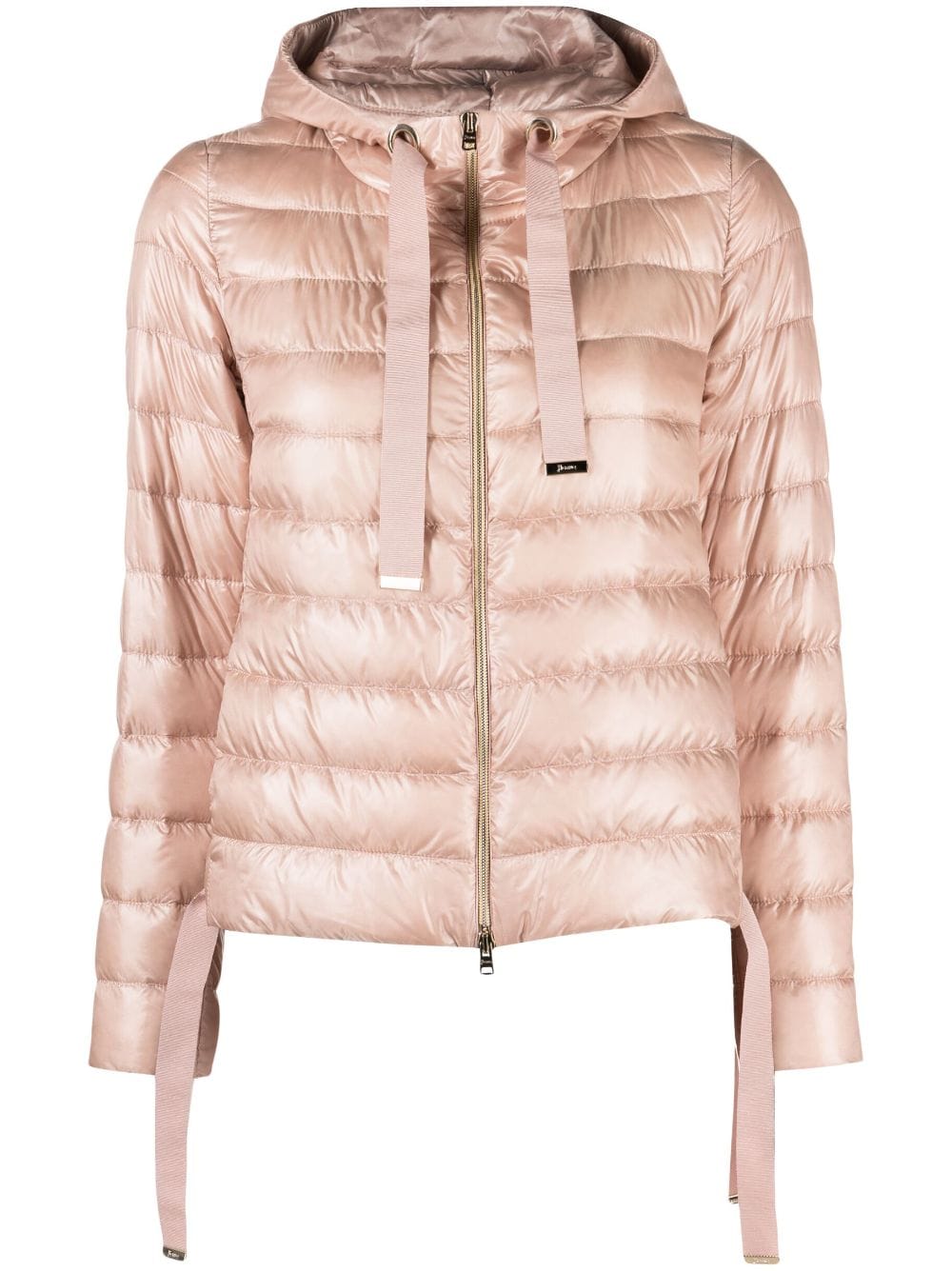 Herno padded hooded down jacket - Pink von Herno