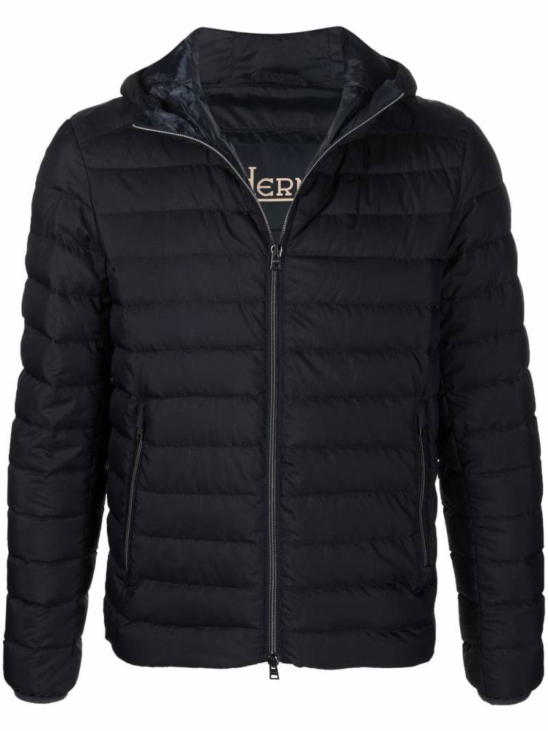 Herno padded hooded jacket - Blue von Herno