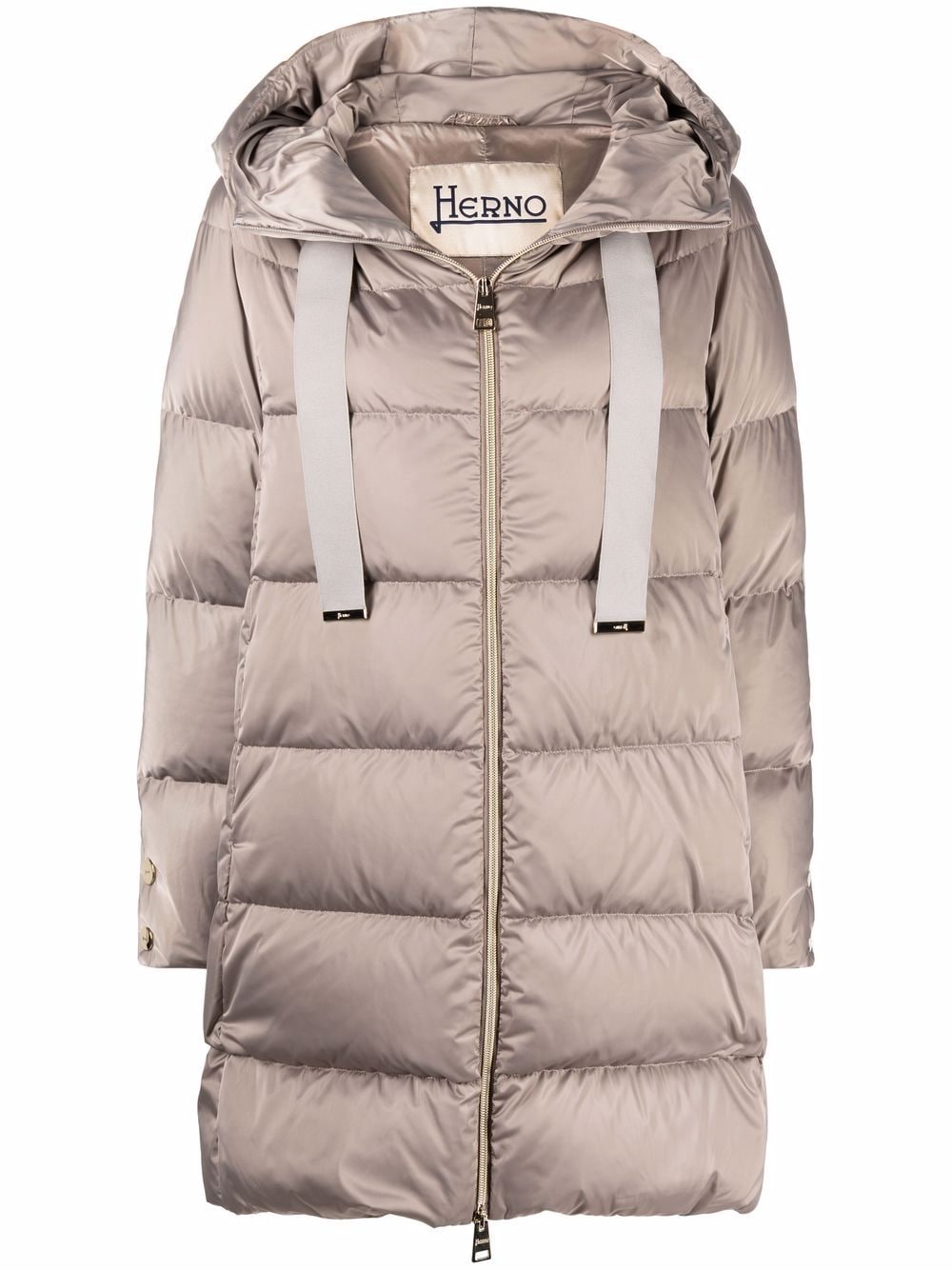 Herno padded zip-fastening coat - Neutrals von Herno