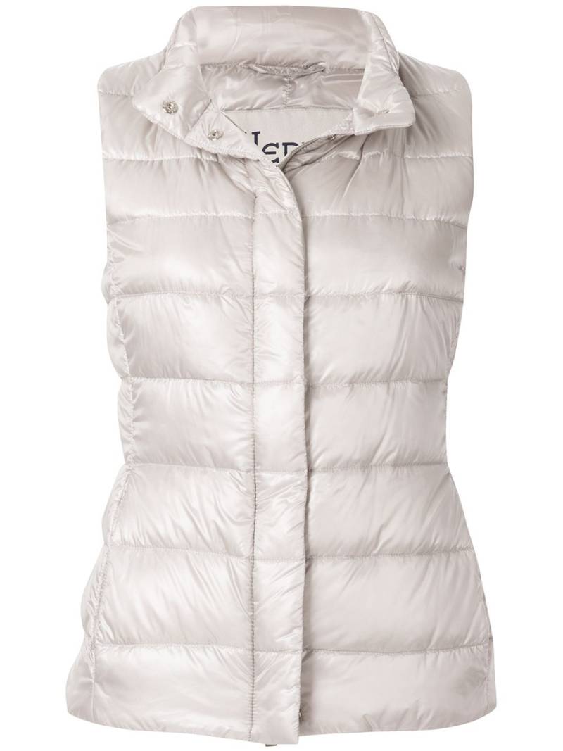 Herno padded zipped vest - Grey von Herno