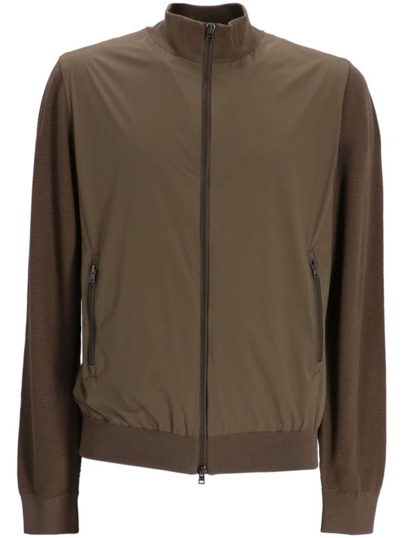 Herno panelled cotton jacket - Green von Herno