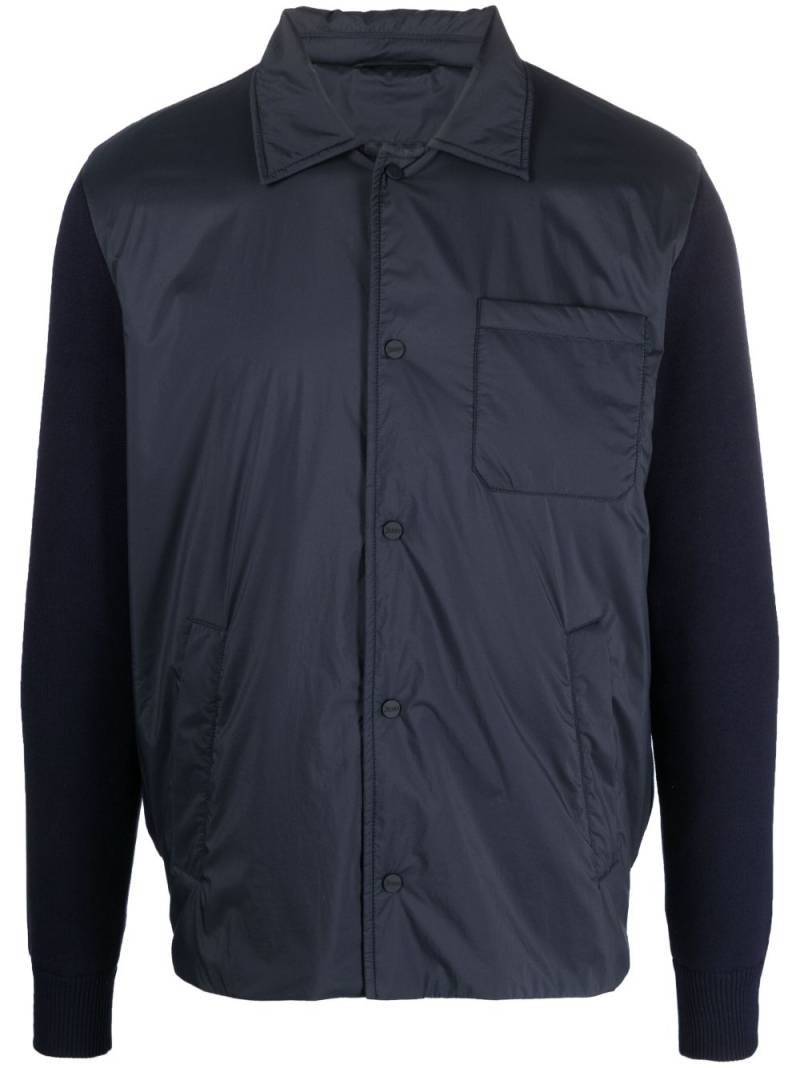 Herno panelled-design lightweight jacket - Blue von Herno