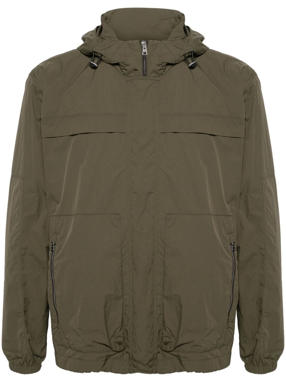 Herno panelled hooded windbreaker - Green von Herno