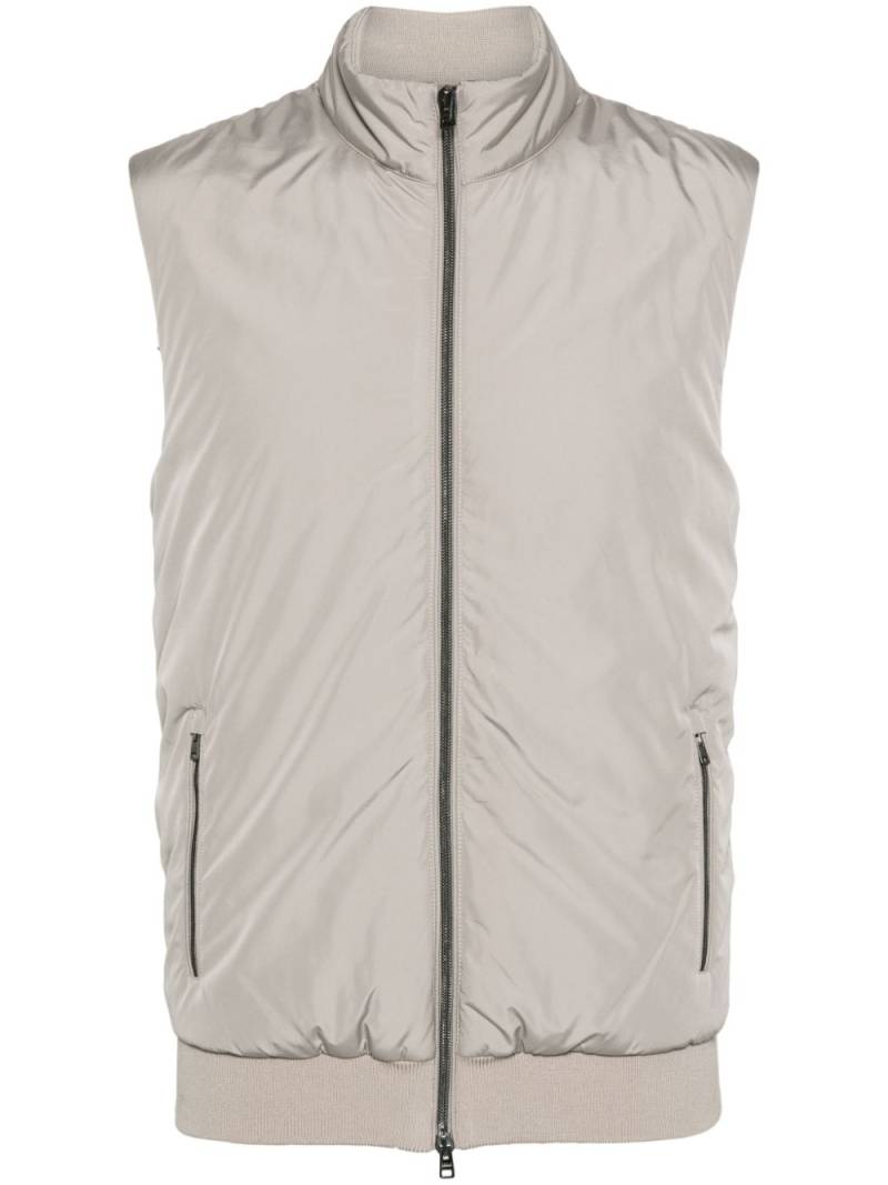 Herno panelled padded gilet - Grey von Herno