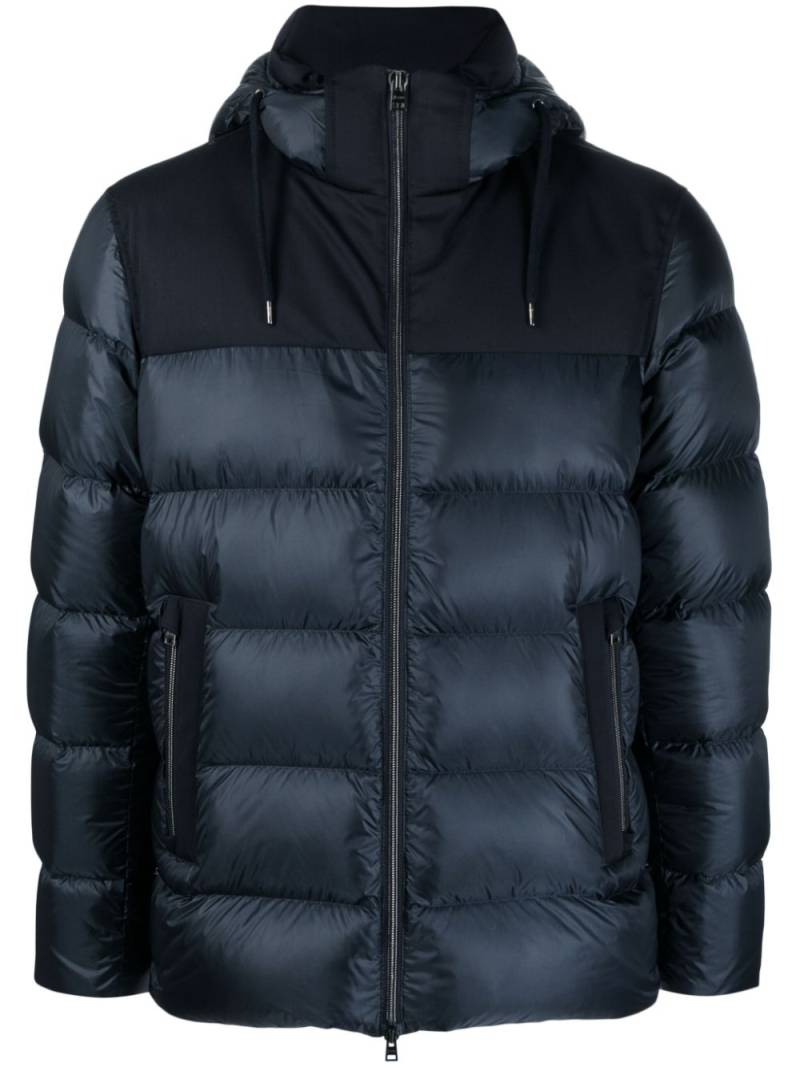 Herno panelled padded jacket - Blue von Herno