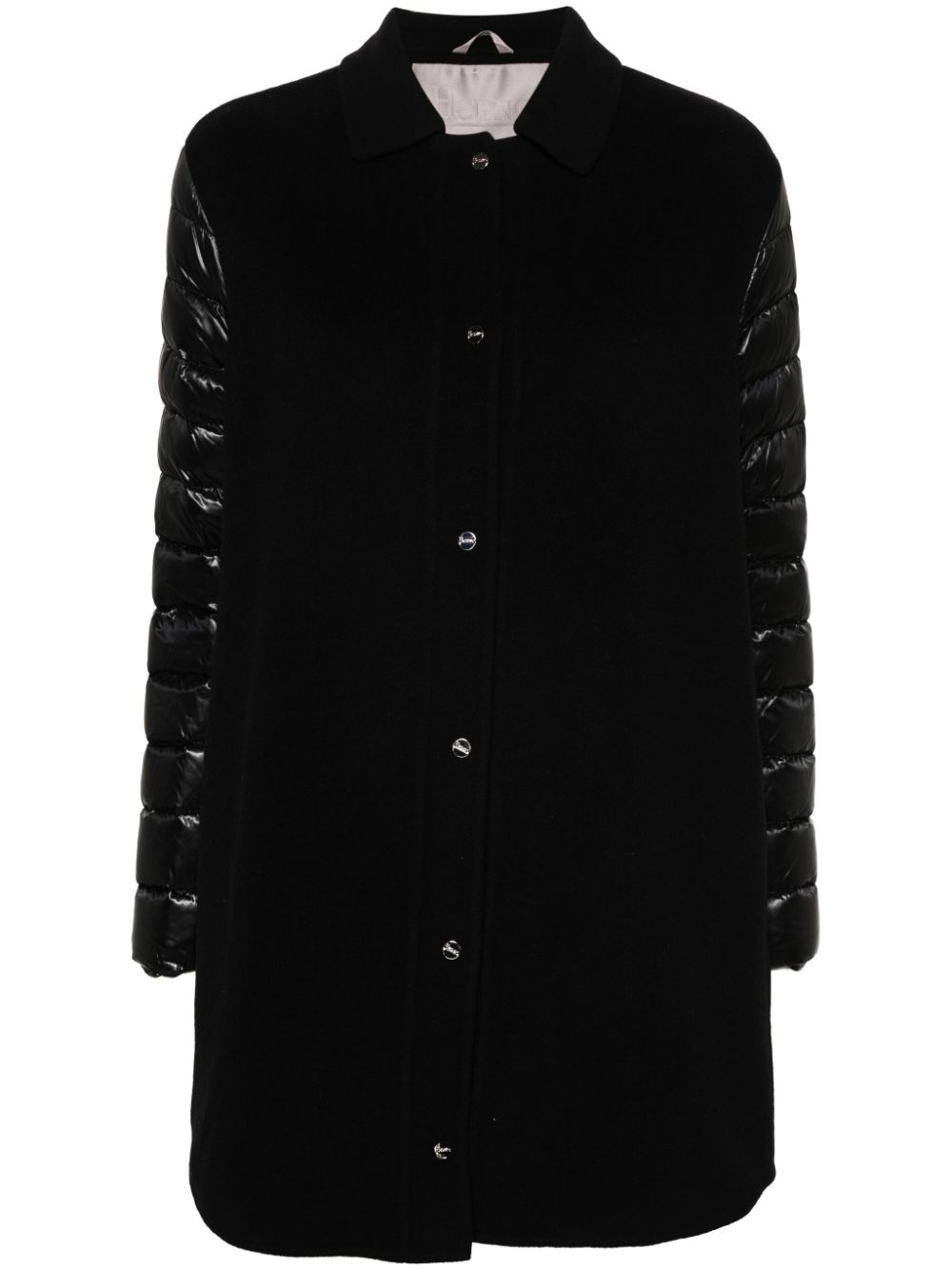 Herno panelled puffer coat - Black von Herno