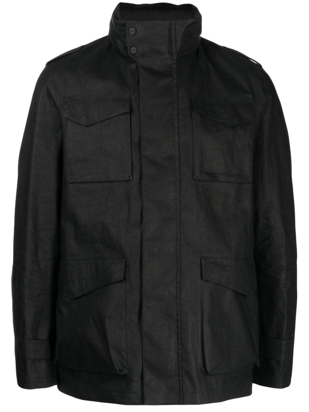 Herno patch-pocket field jacket - Black von Herno