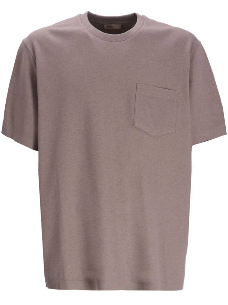 Herno patch pocket t-shirt - Purple von Herno