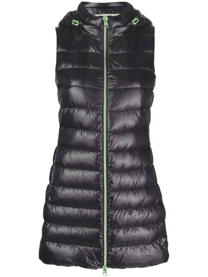 Herno quilted hooded gilet - Black von Herno