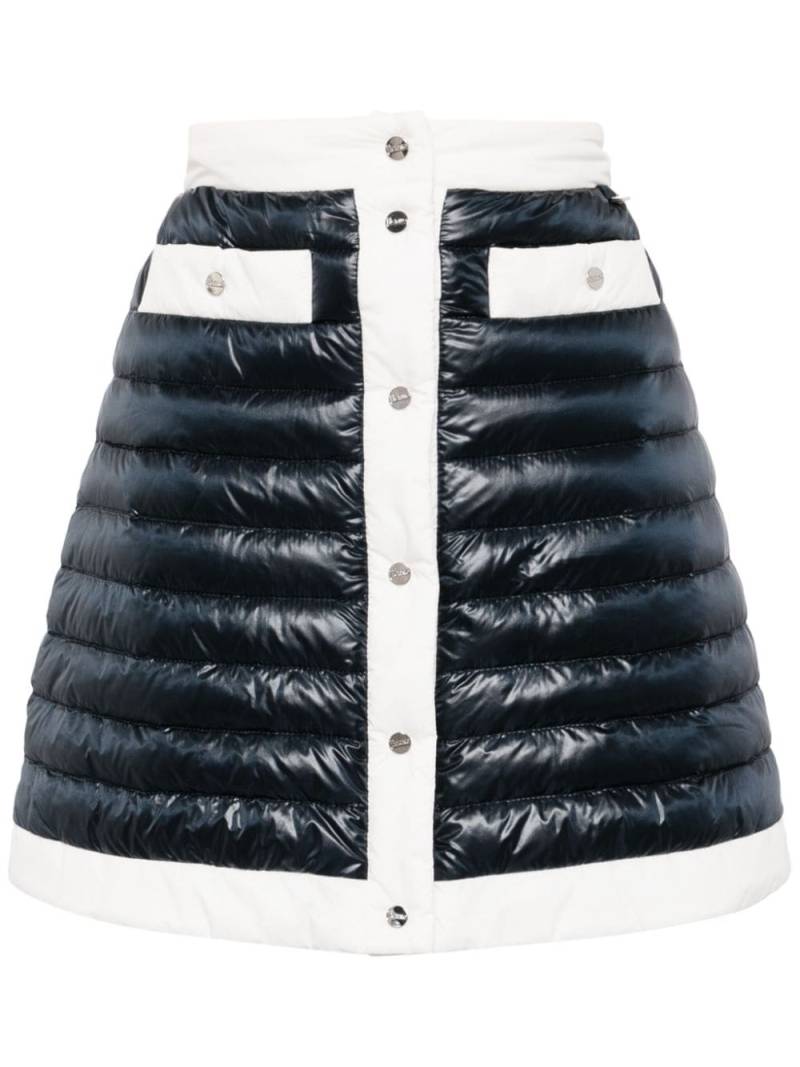 Herno quilted mini skirt - Blue von Herno