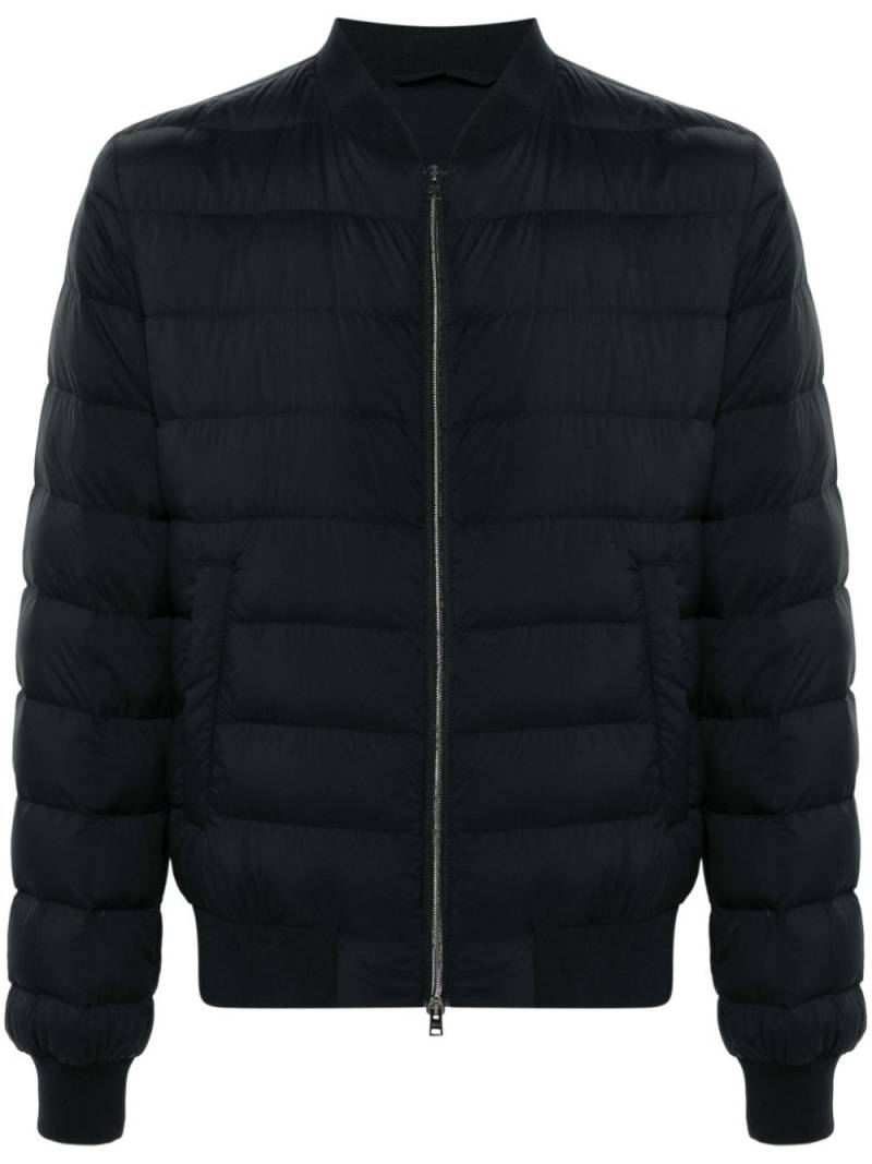 Herno quilted padded bomber jacket - Black von Herno