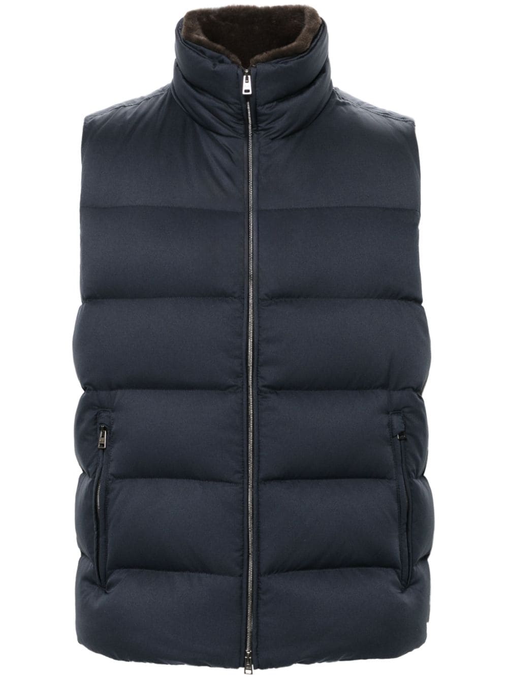 Herno quilted padded gilet - Blue von Herno