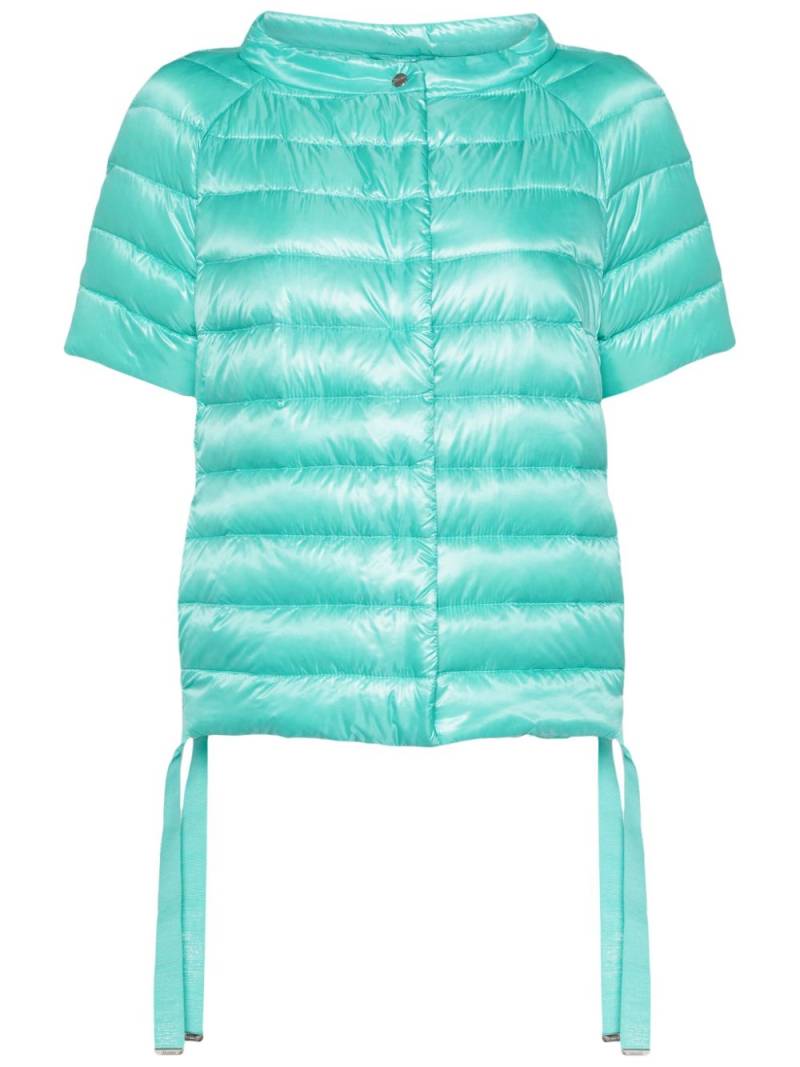 Herno quilted short-sleeve puffer jacket - Green von Herno