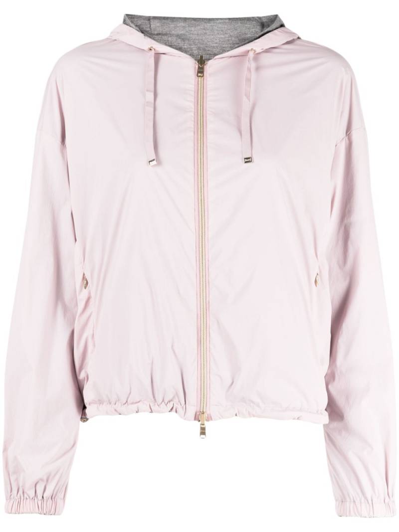 Herno reversible hooded jacket - Pink von Herno