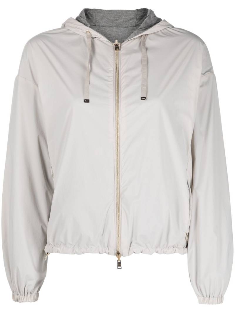 Herno reversible hooded lightweight jacket - Neutrals von Herno